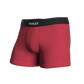 Well Red boxer briefs. Manley Barrier Technology that stops the pee spot. Feel manly in Manley. Stop the Pee Spot. 