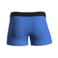 Eclectic Blue boxer briefs with Manley Barrier Technology that stops the pee spot. Feel manly in Manley. Eclectic Blue.
